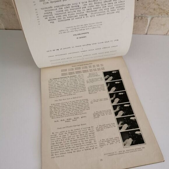 1934 High School Typewriting Course Rational Gregg Publishing Ontario Textbook - Picture 7 of 8